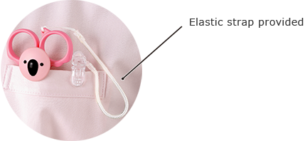Elastic strap provided