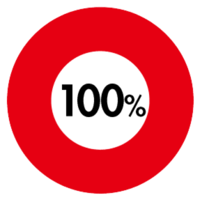 100％